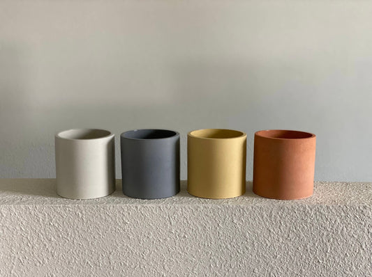 Round - Pour Ready (sealed) Concrete Vessels - Empty/Painted (6) shipping cost included